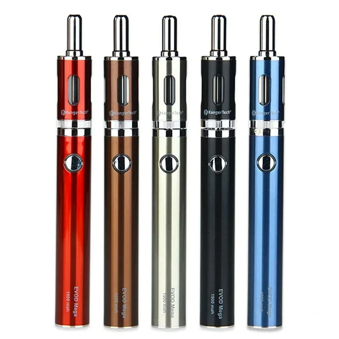 100% Original Kanger EVOD mega kit Kangertech e cigarette Express Kit 1900mAh Evod Mega Battery with Evod Mega Atomizer 2.5ml