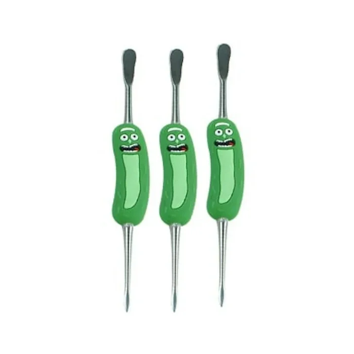 4.5″ Stainless Steel and Silicone Dabbing Tool