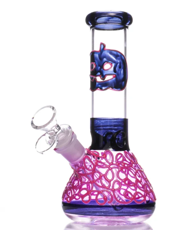 7.5” Halloween Beaker Bong – Glow In The Dark