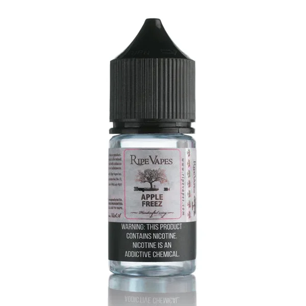 APPLE FREEZ SALTZ – SYNTHETIC NICOTINE RIPE VAPES 30ML (35 , 50 mg)