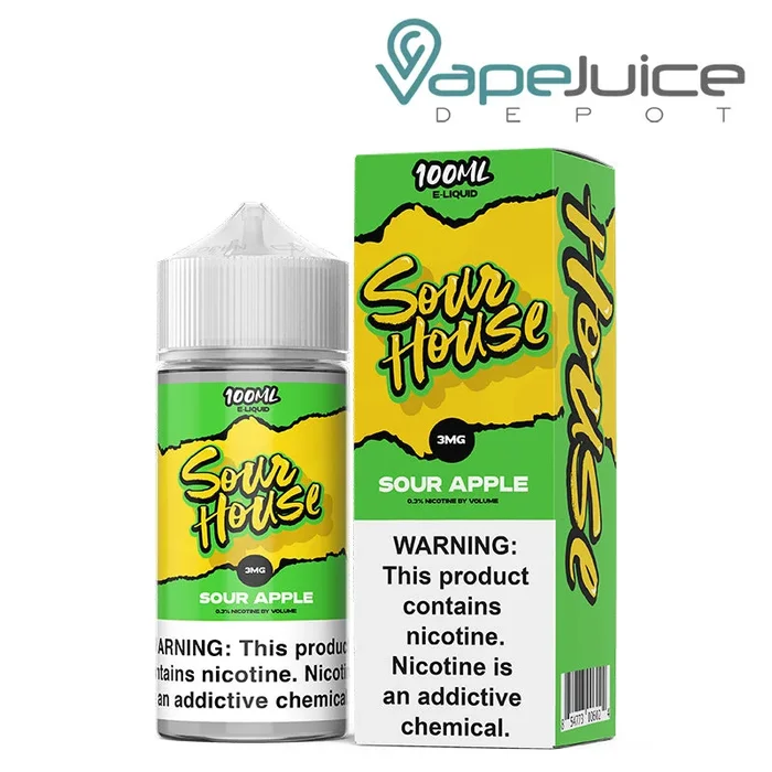 Apple Sour House eLiquid 100ml