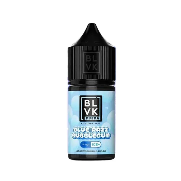 Blue Razz Bubblegum BLVK Bubba Salts 30mL