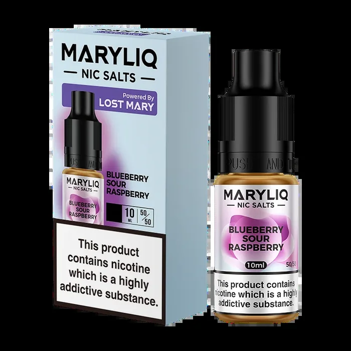 Blueberry Sour Raspberry Maryliq Nic Salt by Lost Mary