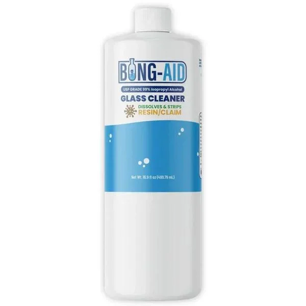 Bong Aid Glass Cleaner 16oz 99% Isopropyl Alcohol