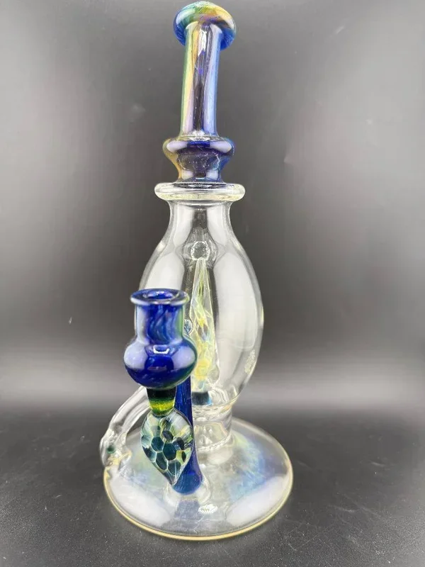 Brando Glass Blooper – Space Tech with Fumed Spike Perc 10mm 90°