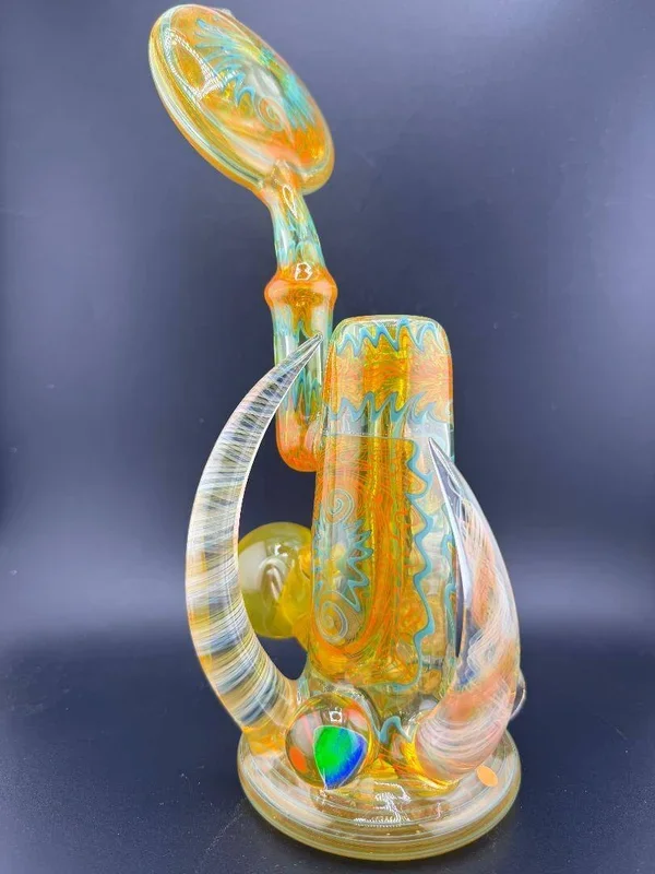 Brando Glass Yellow & Orange UV Push Bub 10mm 90°