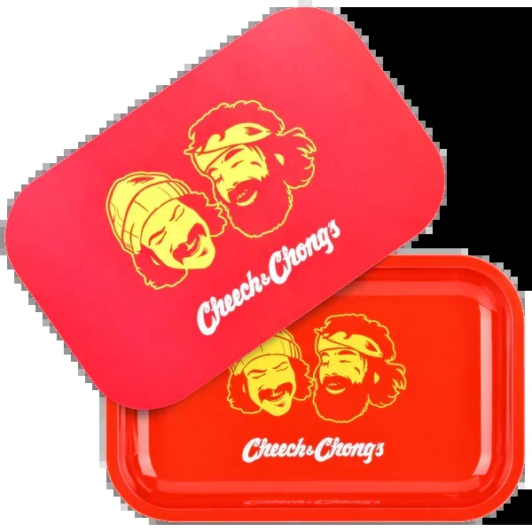 C&C Metal Rolling Tray – Red Faces