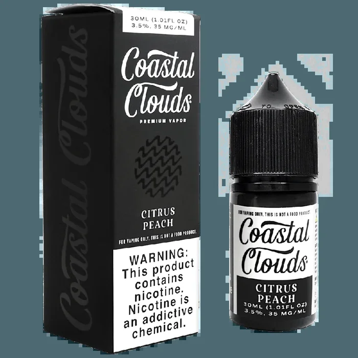 Citrus Peach Salt Nic by Coastal Clouds Salt Nic (30ml)