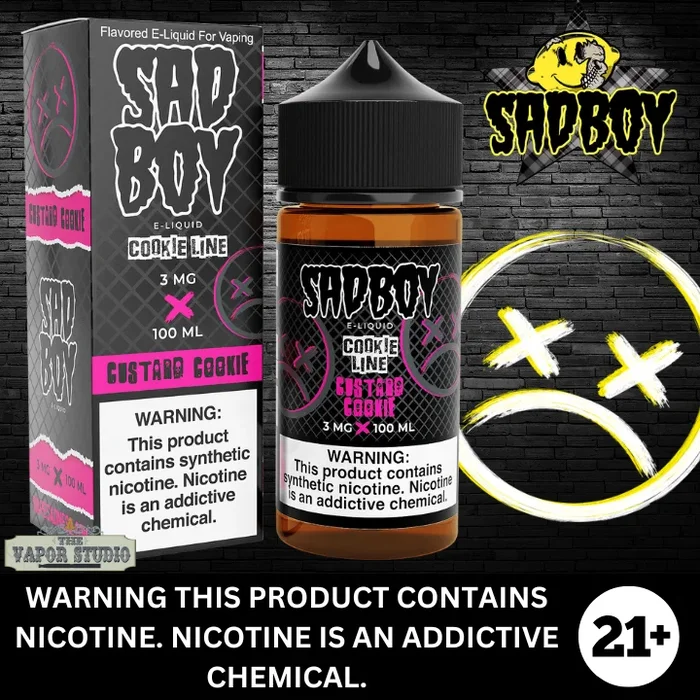 Custard Cookie by SadBoy Premium E-Liquid 100ml