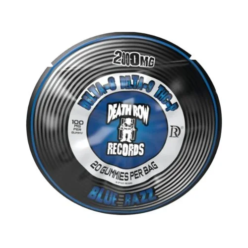 Death Row Records Delta 8+Delta 9+THC-P Gummies – 2000mg