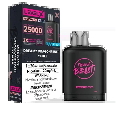 Dreamy Dragon Fruit Lychee Iced – Level X Flavour Beast Boost 25K