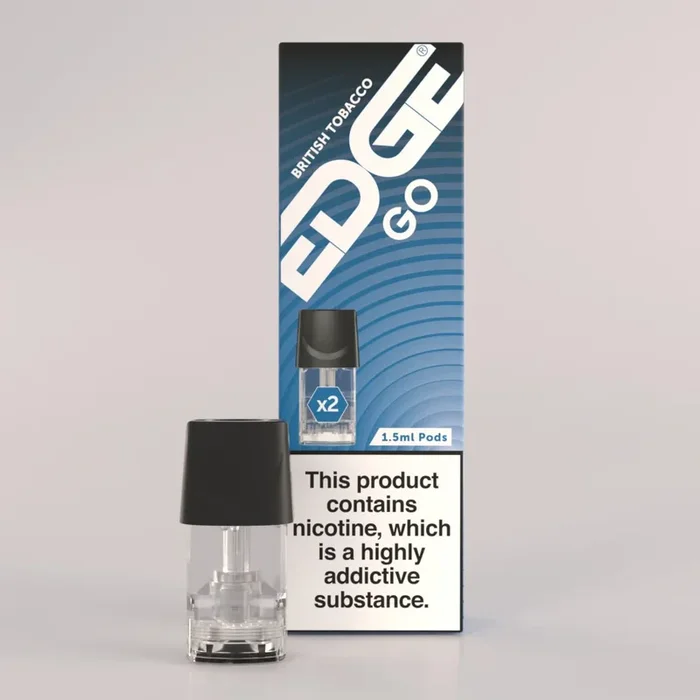 EDGE GO Pods – British Tobacco – Pack of 2