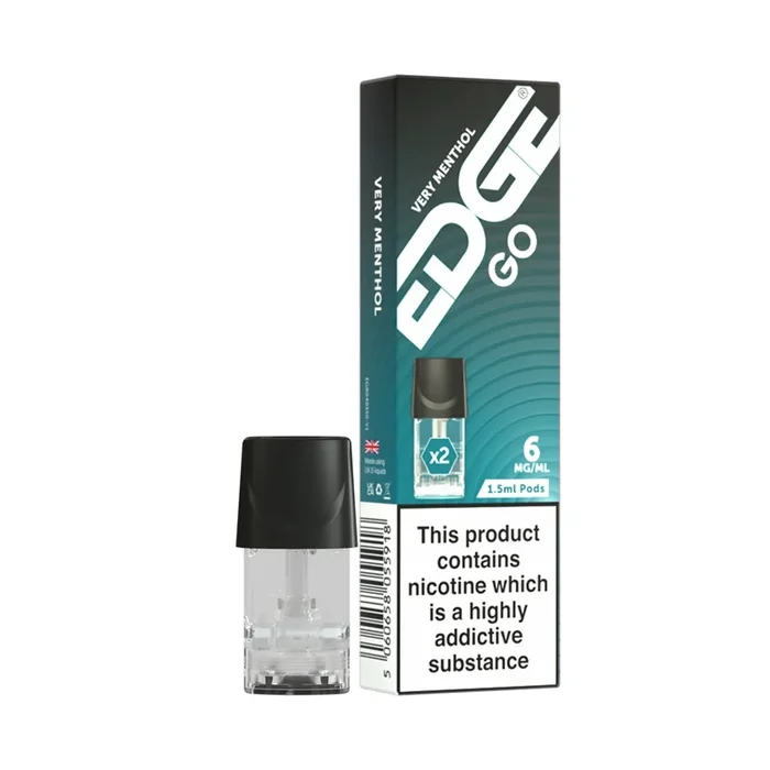 EDGE GO Prefilled Vape Pods – Very Menthol – Pack of 2