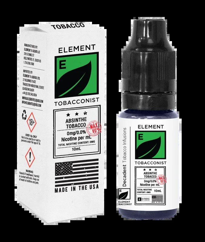 Element Tobacconist Absinthe Tobacco 5050 ELiquid