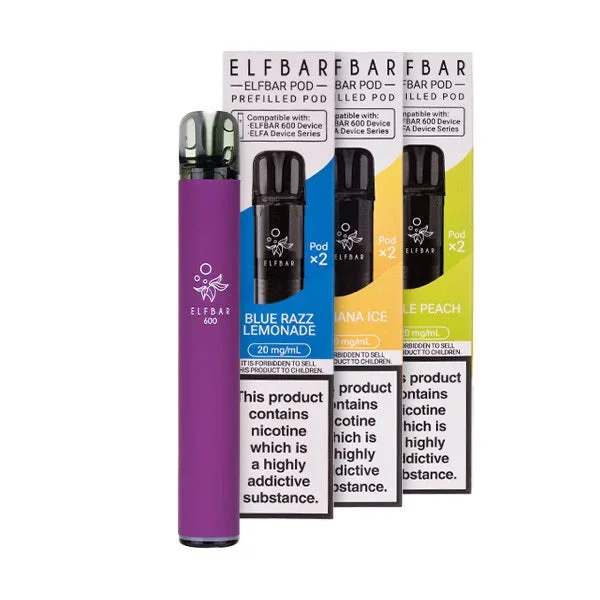 Elf Bar 600 Prefilled Pod Kit Bundle