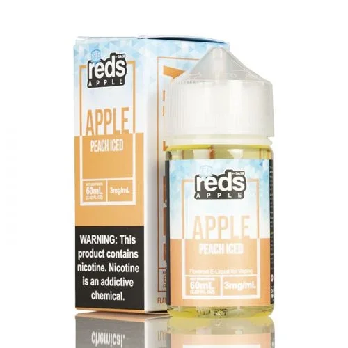 ICED PEACH – RED’S APPLE E-JUICE – 7 DAZE – 60ML