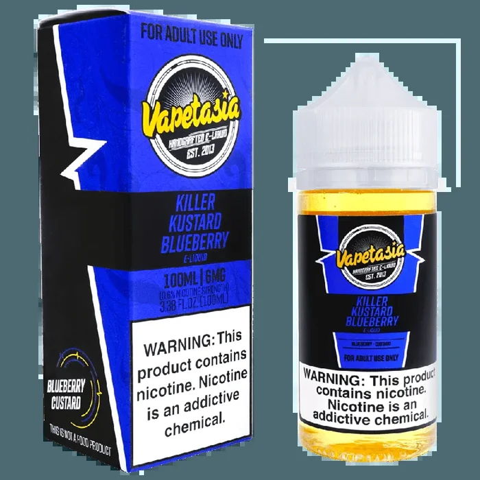 Killer Kustard Blueberry By Vapetasia E-Liquid (ON SALE)