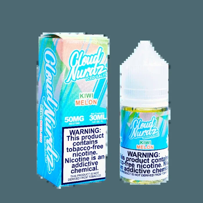 Kiwi Melon ICED TFN Salt Nic by Cloud Nurdz (30ml)(ON SALE)