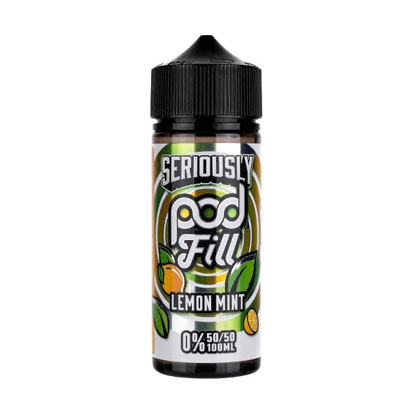Lemon Mint 100ml (50/50) Shortfill by Seriously Pod Fill