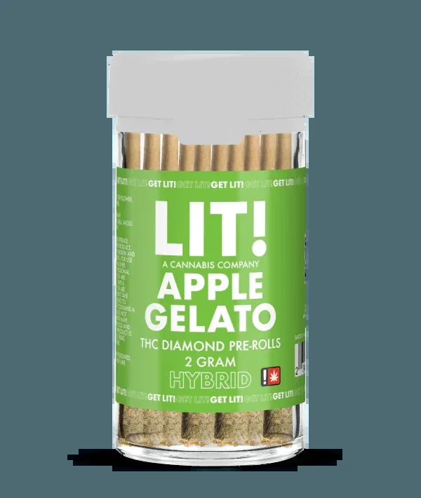 LIT THC Liquid Diamonds 20 Grams Total Pre Rolls 10 Pck