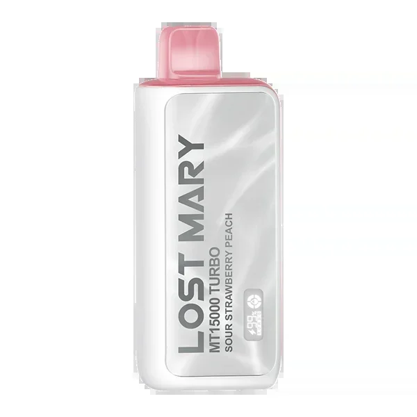 Lost Mary MT15000 Turbo – Sour Strawberry Peach Disposable Vape