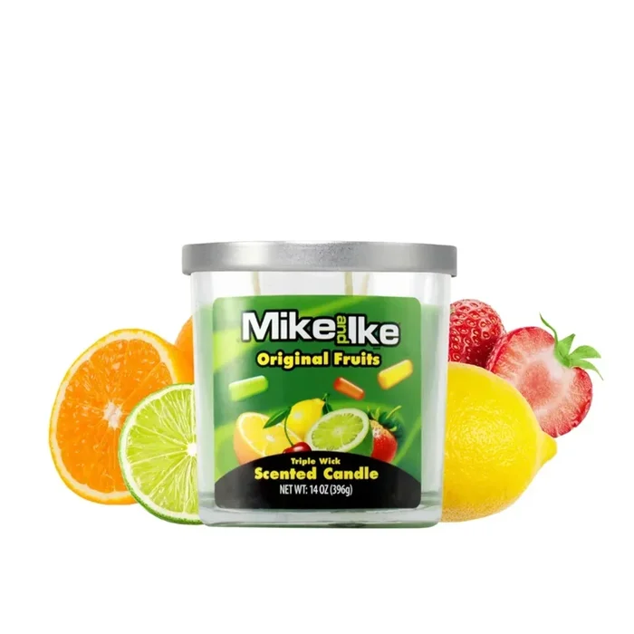 Mike and Ike – 14oz Original Fruits Triple Wick Candle