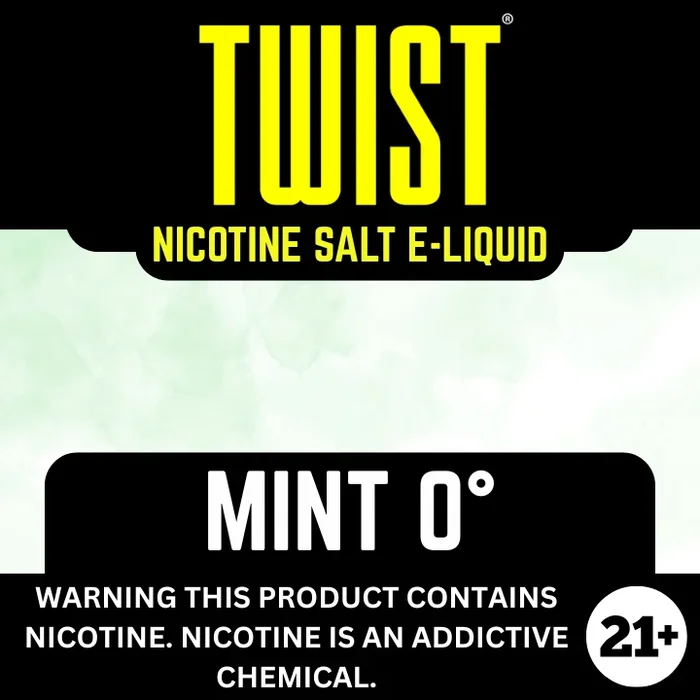 Mint 0° by Twist – Salt Nicotine E-liquid 30ml