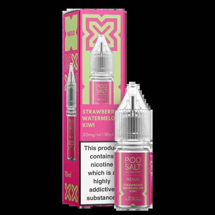 Nexus Strawberry Watermelon Kiwi 10ml Nicotine Salt E-Liquid