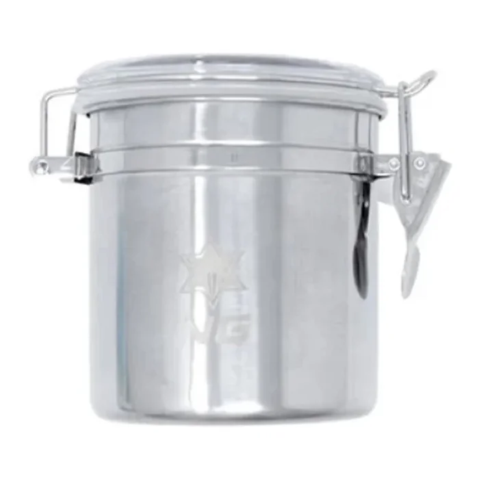 Nice Glass Stainless Metal Container