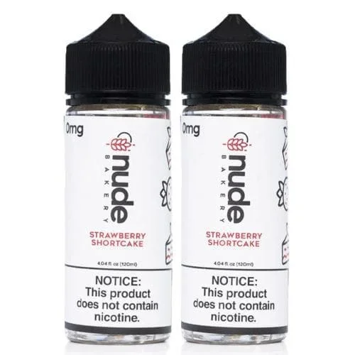 Nude Bakery Strawberry Shortcake 2 Bottle Bundle