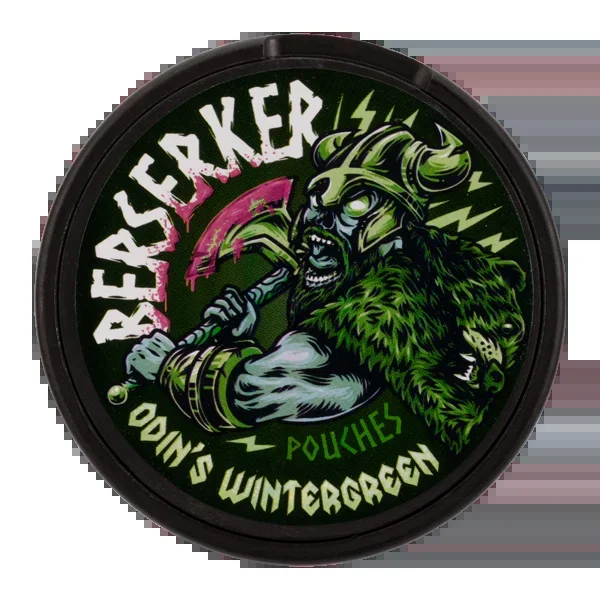 Odin’s Wintergreen BERSERKER Caffeine Pouches