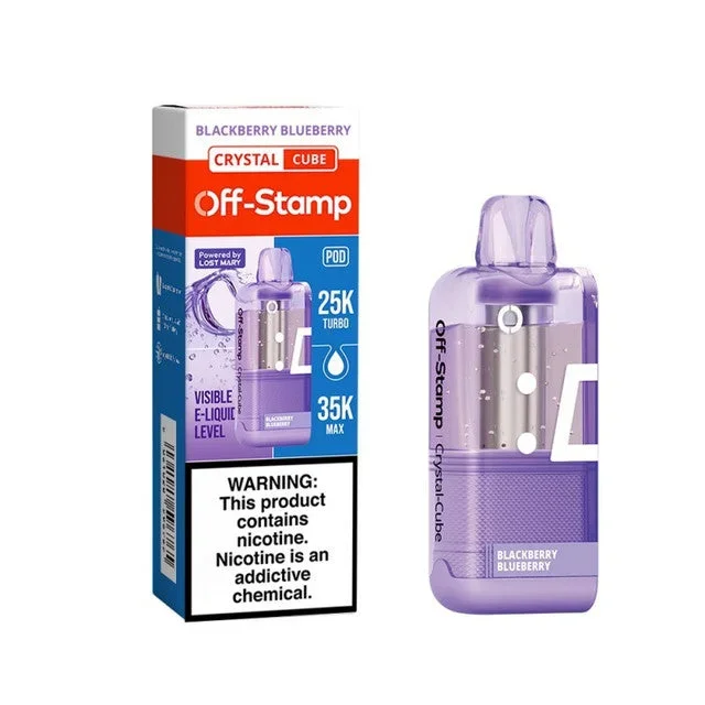 Off-Stamp X-Cube Crystal 35K Pod – Blackberry Blueberry Disposable Vape