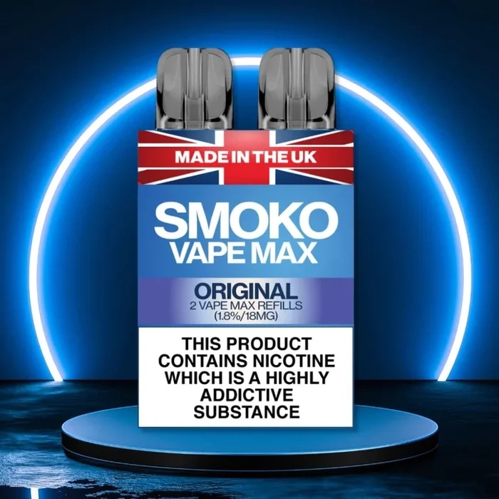 ORIGINAL TOBACCO FLAVOUR VAPE MAX REFILLS