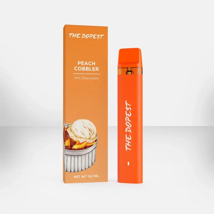 Peach Cobbler Hybrid HHC Vape Disposable