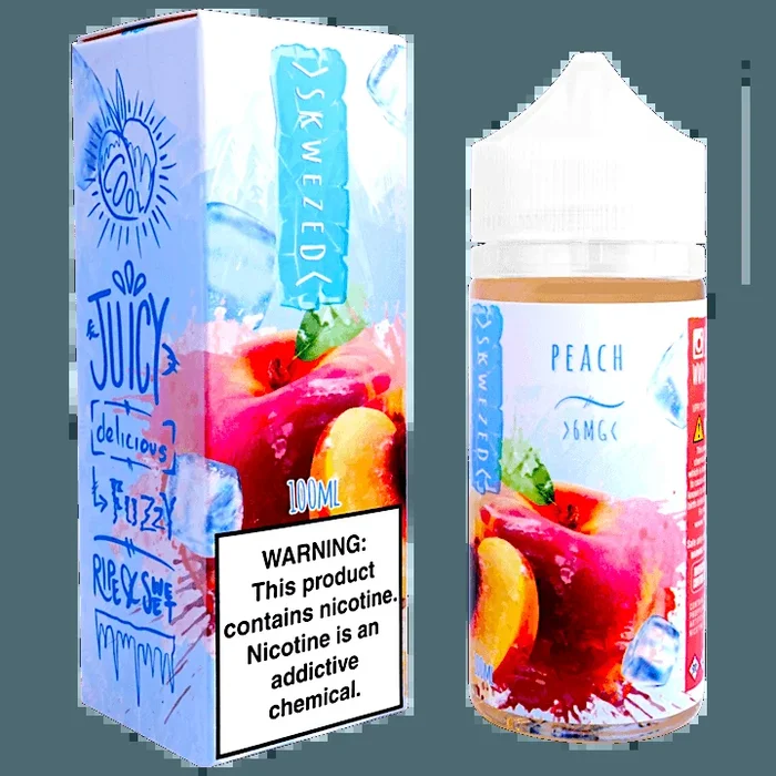 Peach ICE by Skwezed E-liquid (100ml)