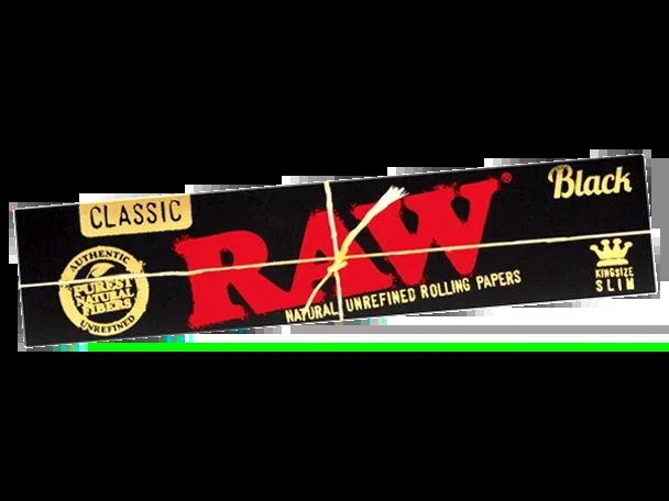 Raw Black Kingsize Slim Papers