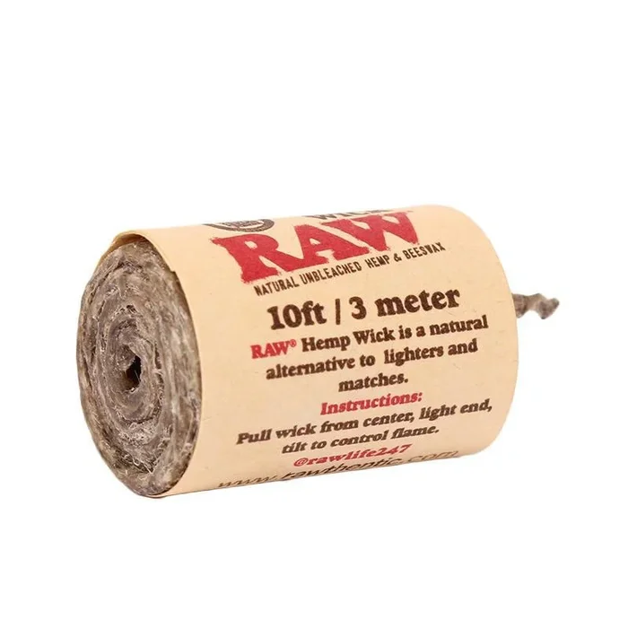 RAW Rolling Papers Hemp wick 10ft