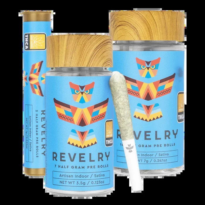 Revelry Premium Indoor THCA Pre-Rolls | Cherry Sunrise