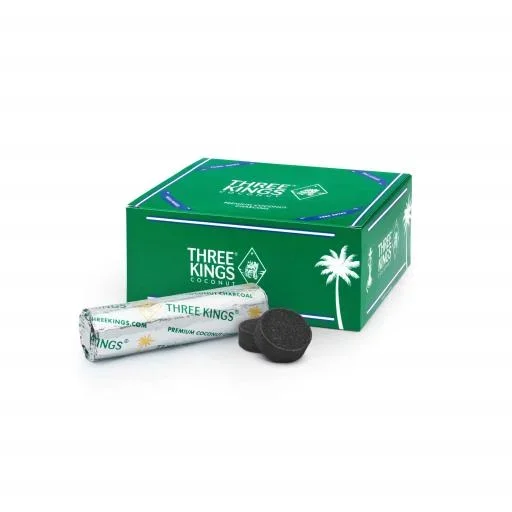 Three Kings – 33mm Coconut Charcoal Tablets