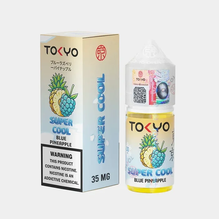 TOKYO SUPER COOL BLUE PINEAPPLE FRUIT ICE SALTNIC 30ML