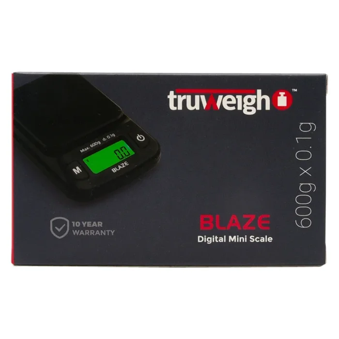 Truweigh Blaze Scale – 600g x 0.1g – Black