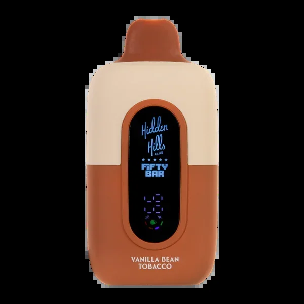 Vanilla Bean Tobacco Hidden Hills x Fifty Bar 20K