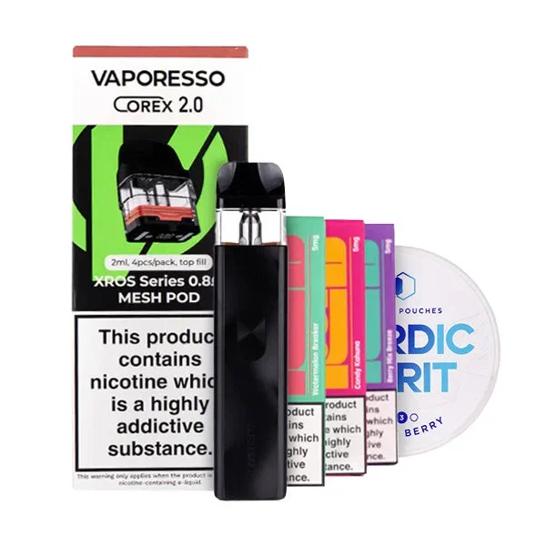 Vaporesso XROS 4 Mini Vape Kit & Nicotine Pouch Bundle