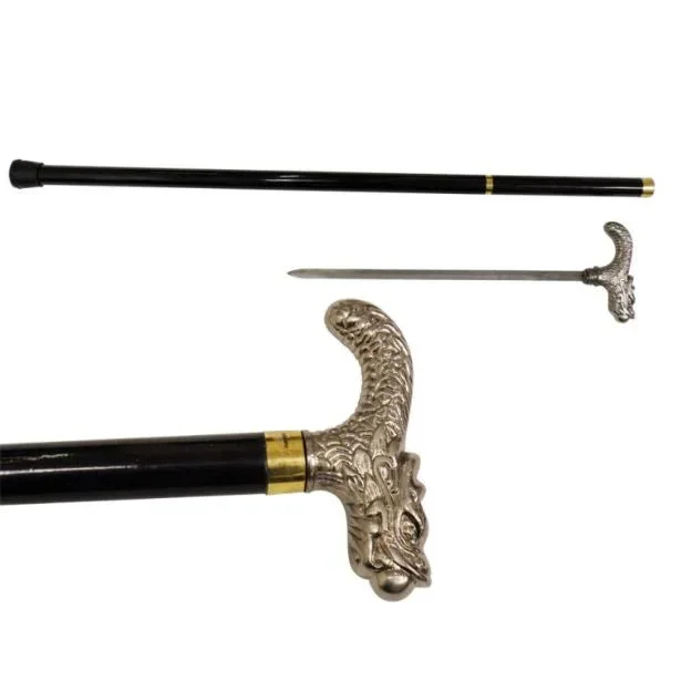 Walking Cane / Sword Cane 34″- Dragon