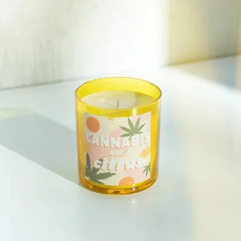 Wild Rose Candle – Cannabis & Citrus