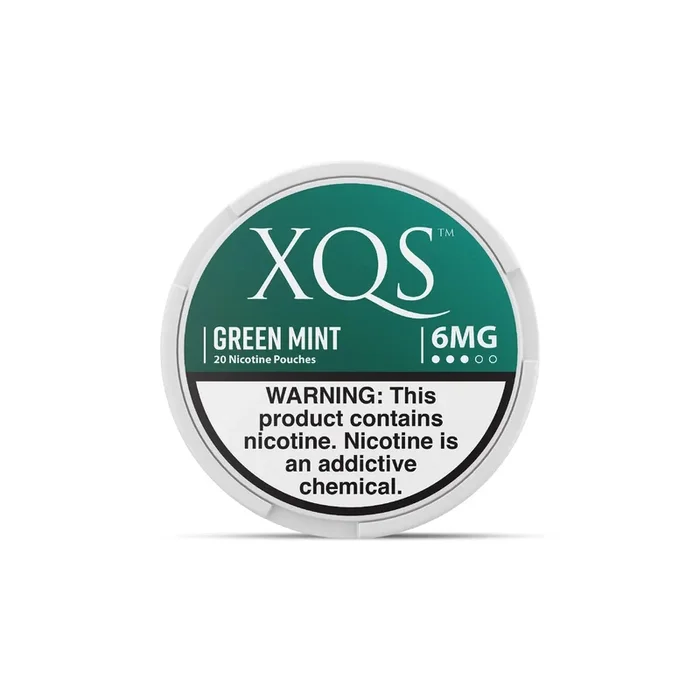 XQS Nicotine Pouch – Green Mint (20 Count)
